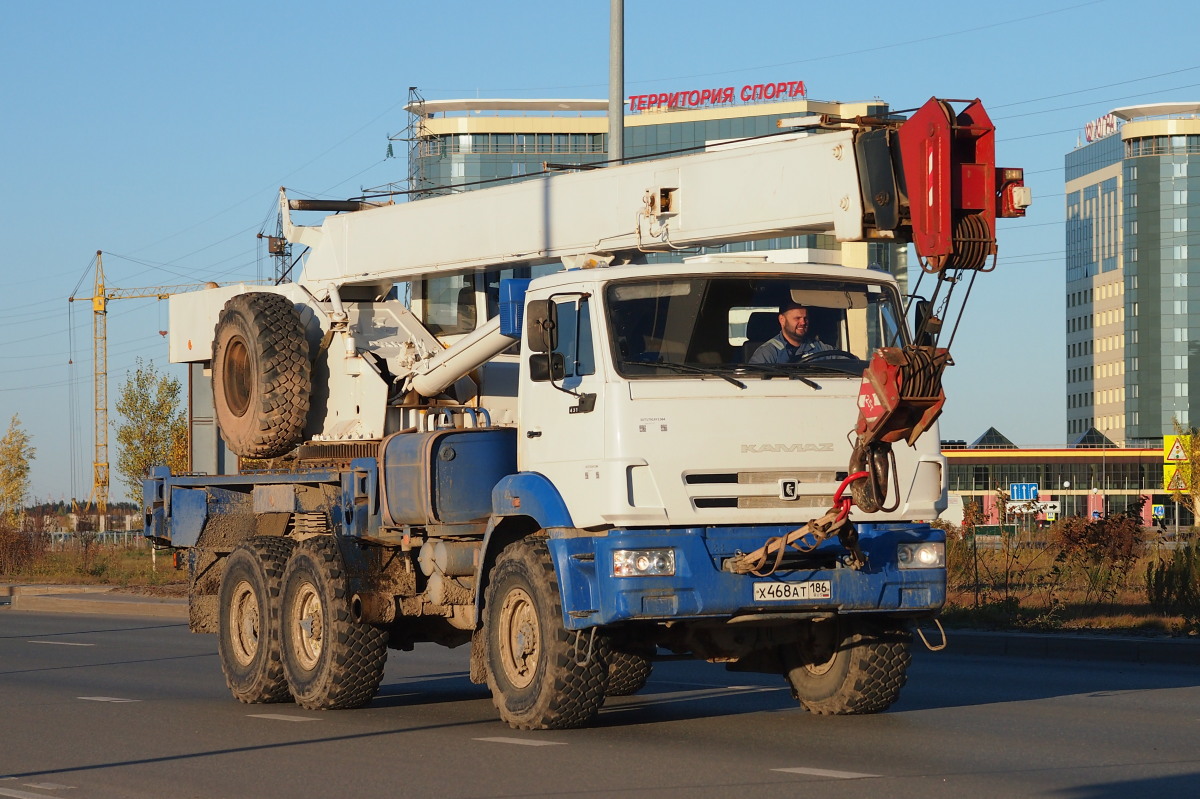 Ханты-Мансийский автоном.округ, № Х 468 АТ 186 — КамАЗ-43118-46