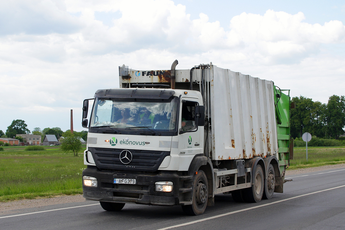 Литва, № AFG 379 — Mercedes-Benz Axor 2528