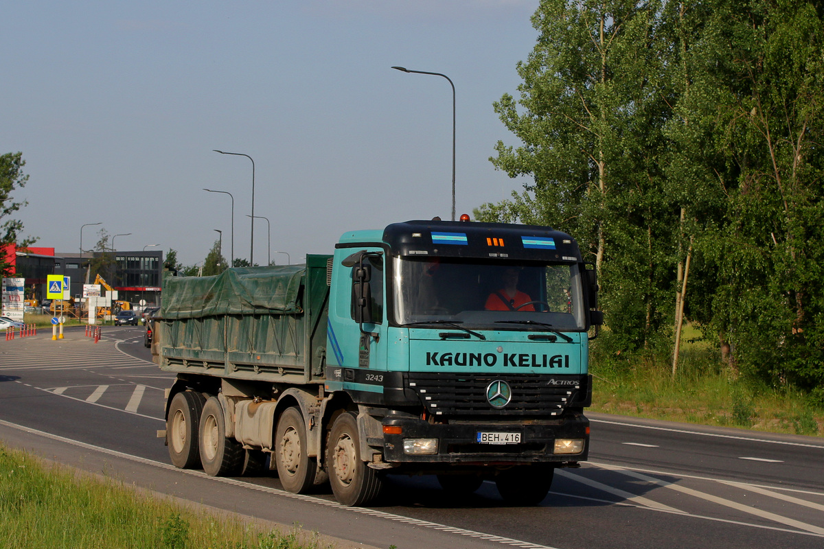 Литва, № BEH 416 — Mercedes-Benz Actros ('1997)