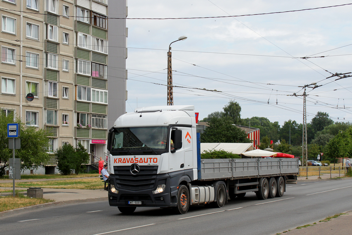 Латвия, № MT-5091 — Mercedes-Benz Actros ('2011) 1842