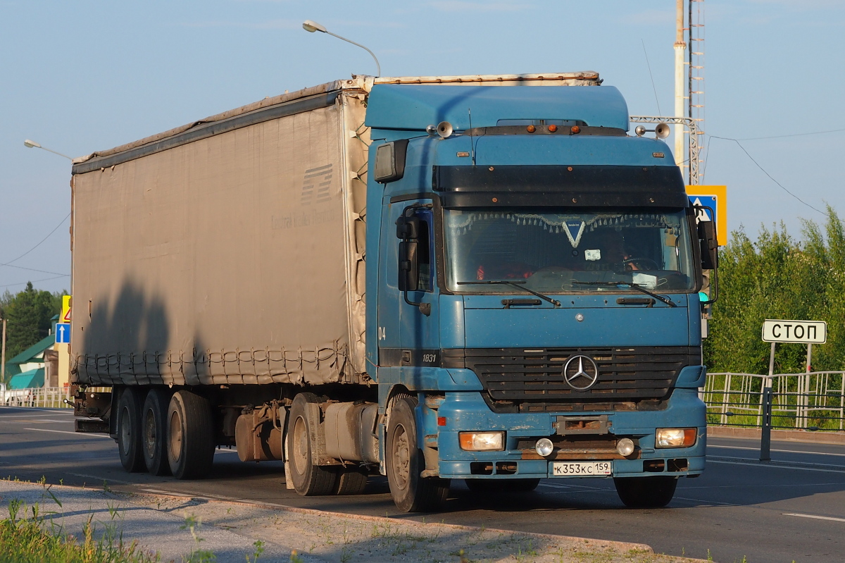 Пермский край, № К 353 КС 159 — Mercedes-Benz Actros ('1997) 1831