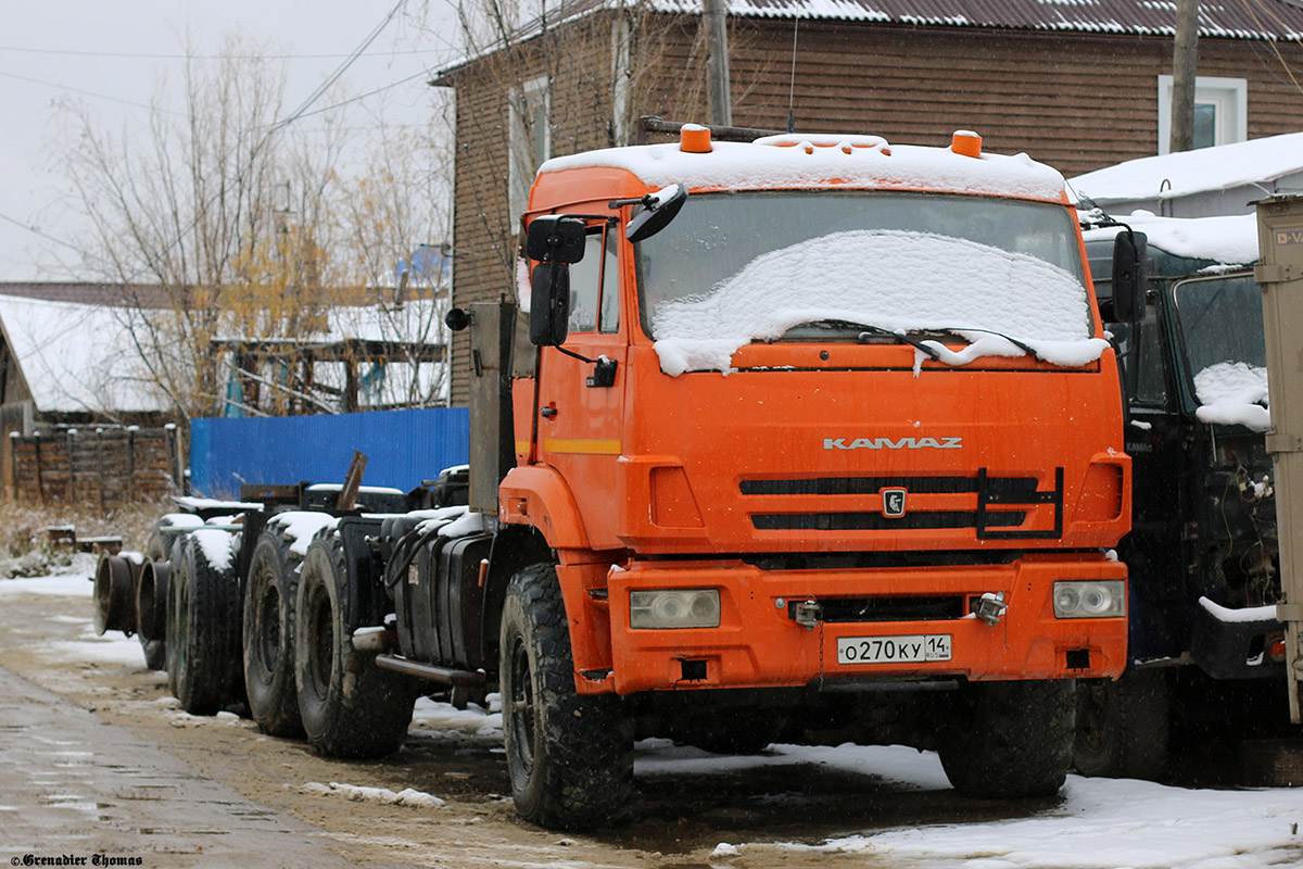 Саха (Якутия), № О 270 КУ 14 — КамАЗ-53504-46