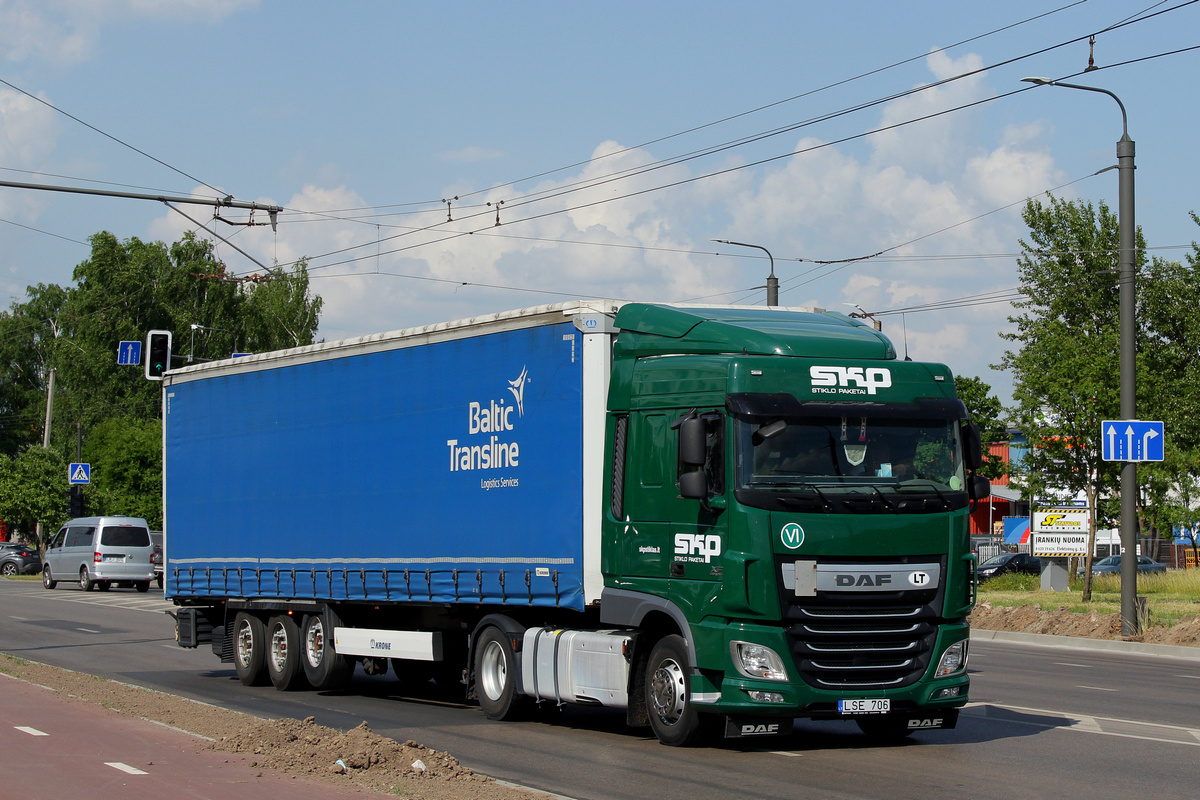 Литва, № LSE 706 — DAF XF Euro6 FT