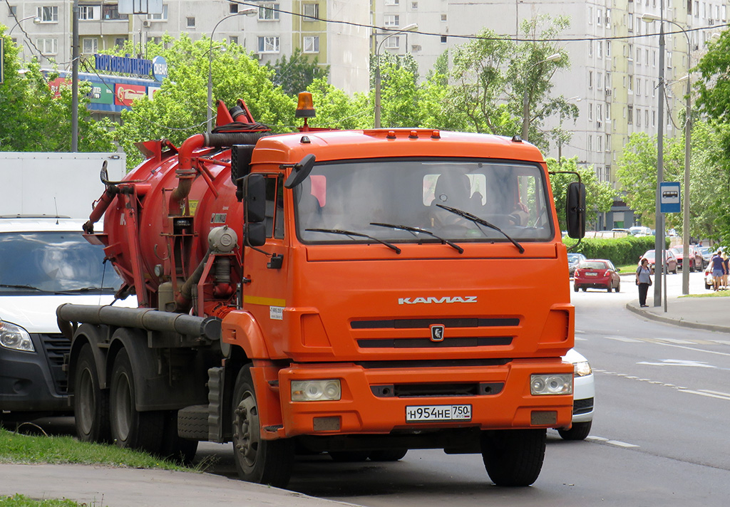 Московская область, № Н 954 НЕ 750 — КамАЗ-65115 (общая модель)