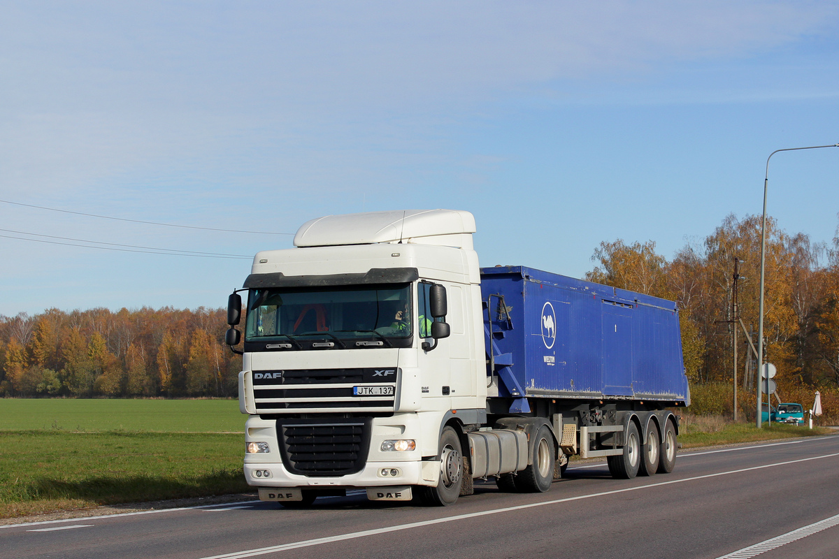 Литва, № JTK 137 — DAF XF105 FT