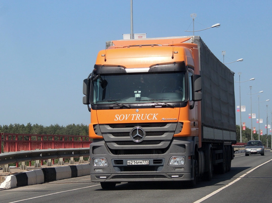 Москва, № В 214 РМ 777 — Mercedes-Benz Actros ('2009) 1841