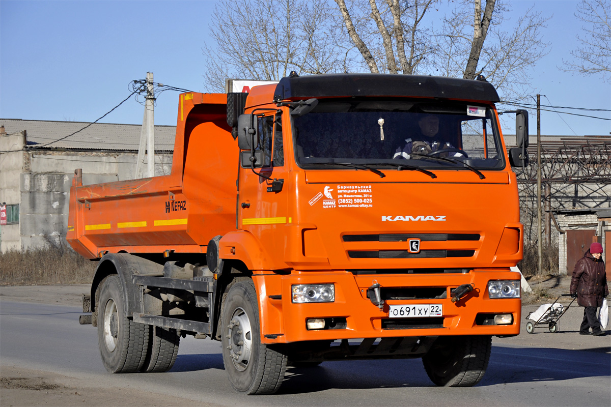 Алтайский край, № О 691 ХУ 22 — КамАЗ-53605-L4