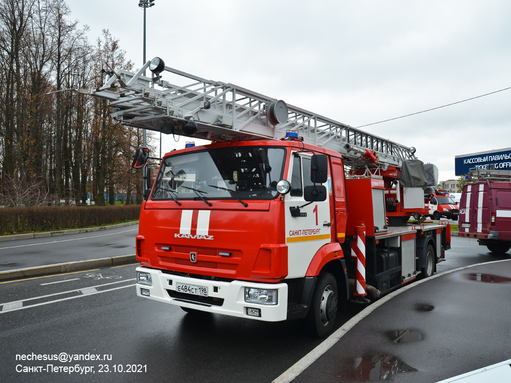 Санкт-Петербург, № Е 484 СТ 198 — КамАЗ-4308-G5; Санкт-Петербург — Финал соревнований по скоростному маневрированию на пожарных автомобилях "Трасса-01", 23.10.2021