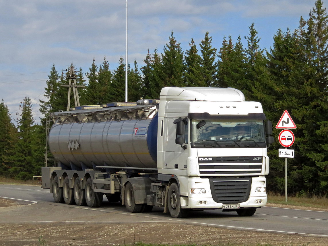 Смоленская область, № А 265 МК 67 — DAF XF105 FT