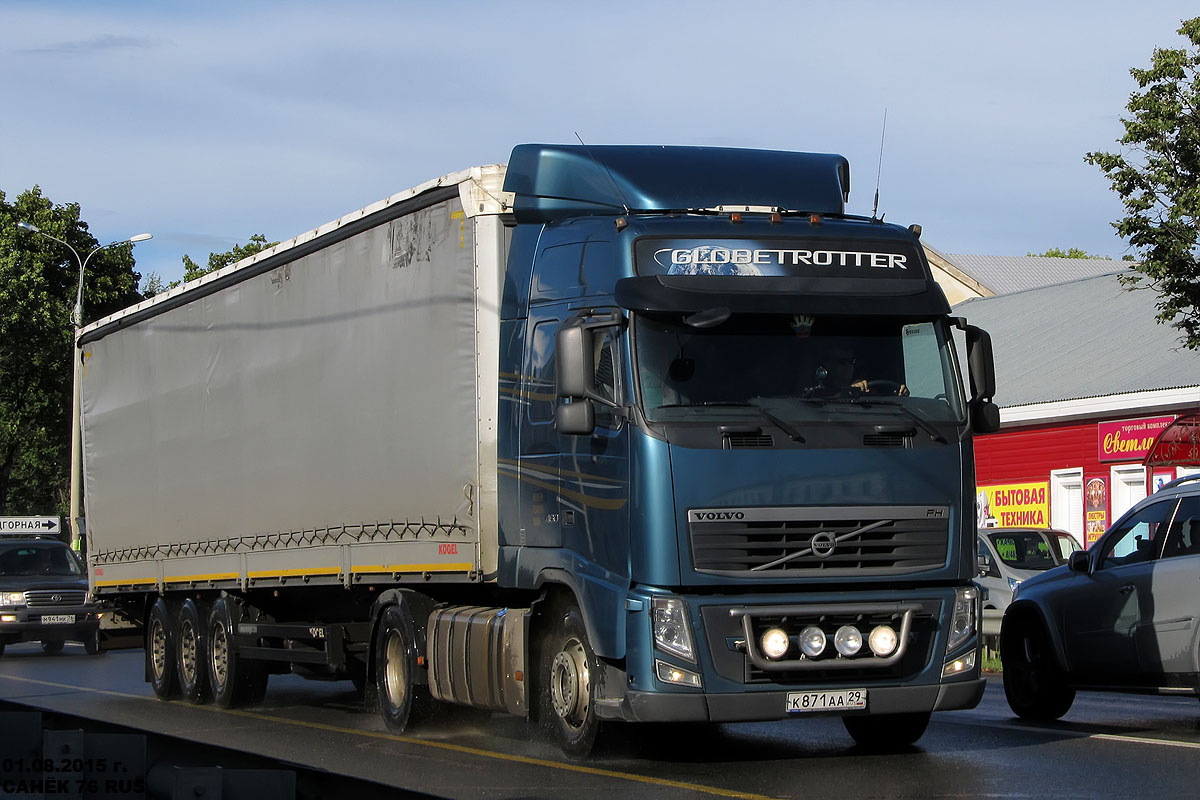 Архангельская область, № К 871 АА 29 — Volvo ('2008) FH.460; Volvo ('2008) FH.460 "Чемпион Эпохи" (Ярославская область)