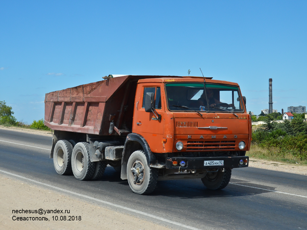 Севастополь, № А 405 НН 92 — КамАЗ-5511