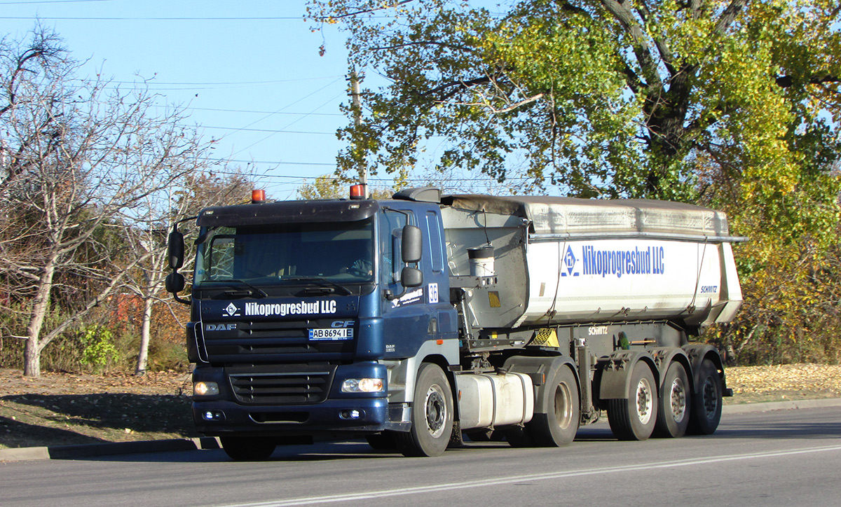 Днепропетровская область, № 36 — DAF CF85 FT