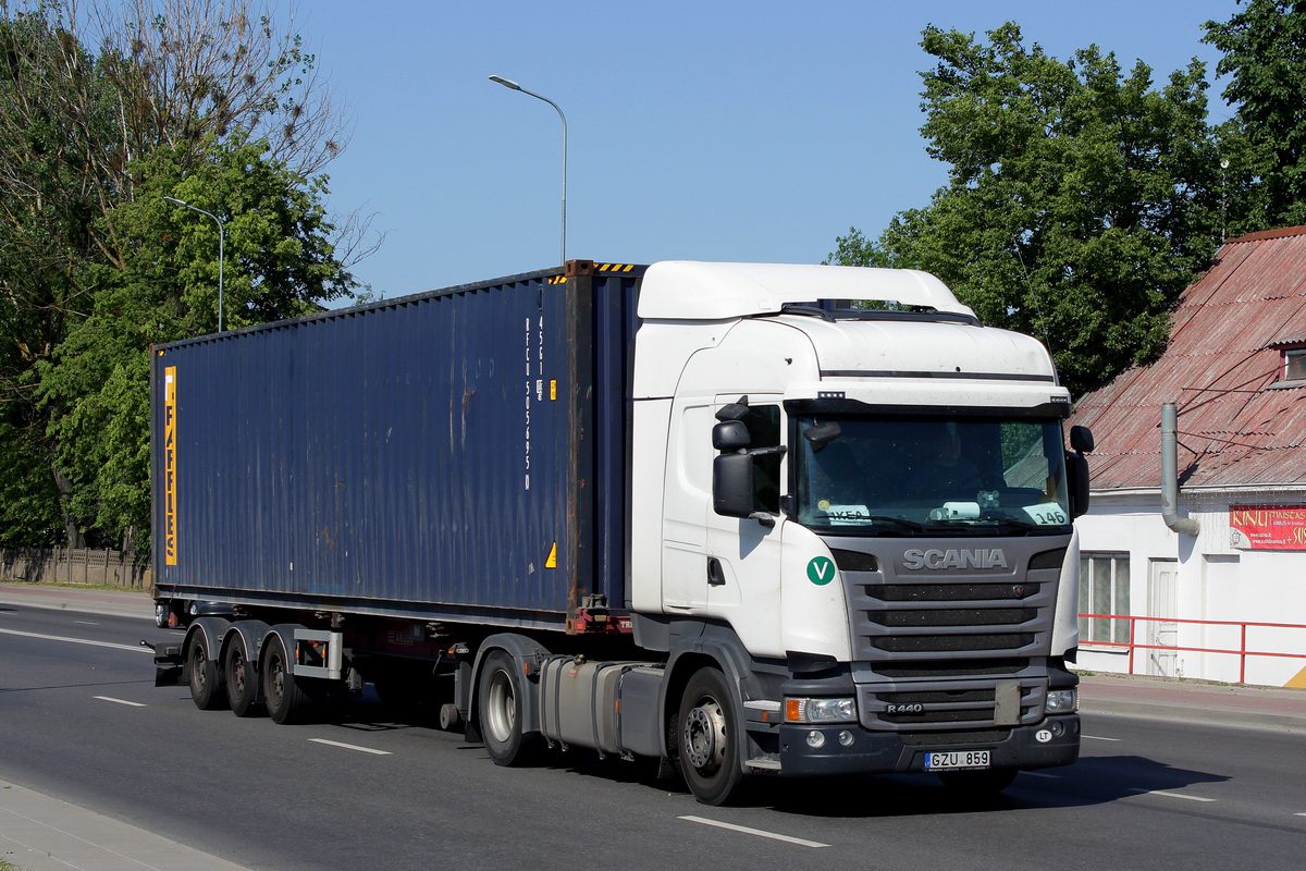 Литва, № GZU 859 — Scania ('2013) R440