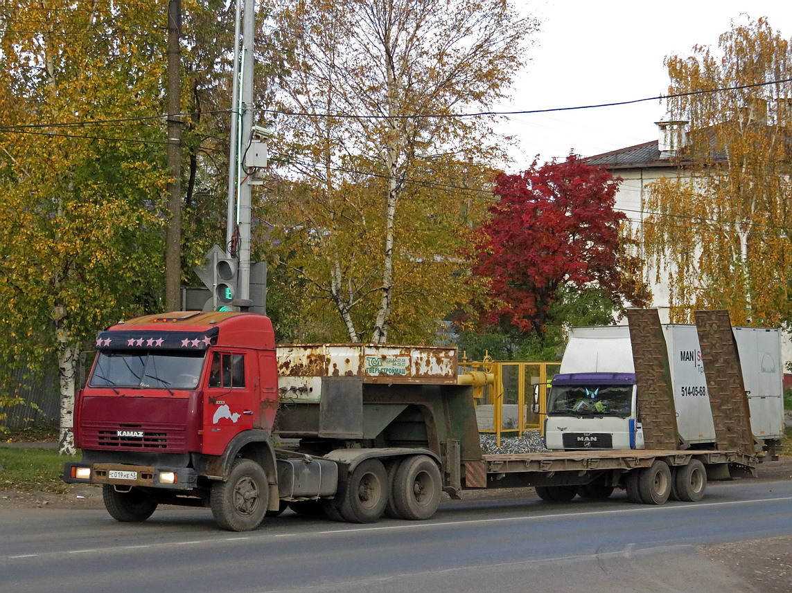 Кировская область, № С 019 НЕ 43 — КамАЗ-54112