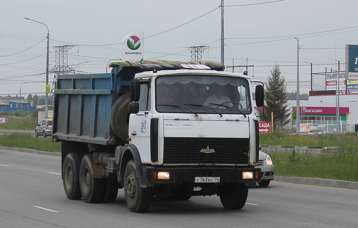 Челябинская область, № С 763 ВС 74 — МАЗ-551605