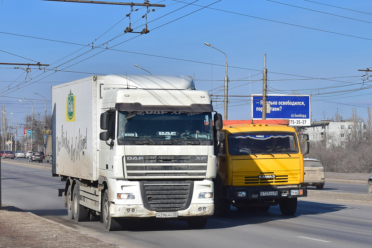 Астраханская область, № Н 296 МУ 30 — DAF XF105 FAR