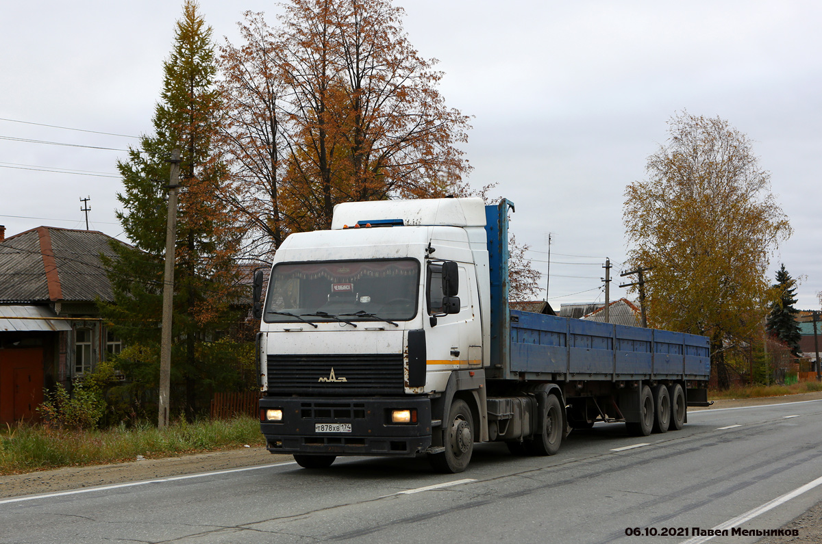 Челябинская область, № Т 878 ХВ 174 — МАЗ-5440A8