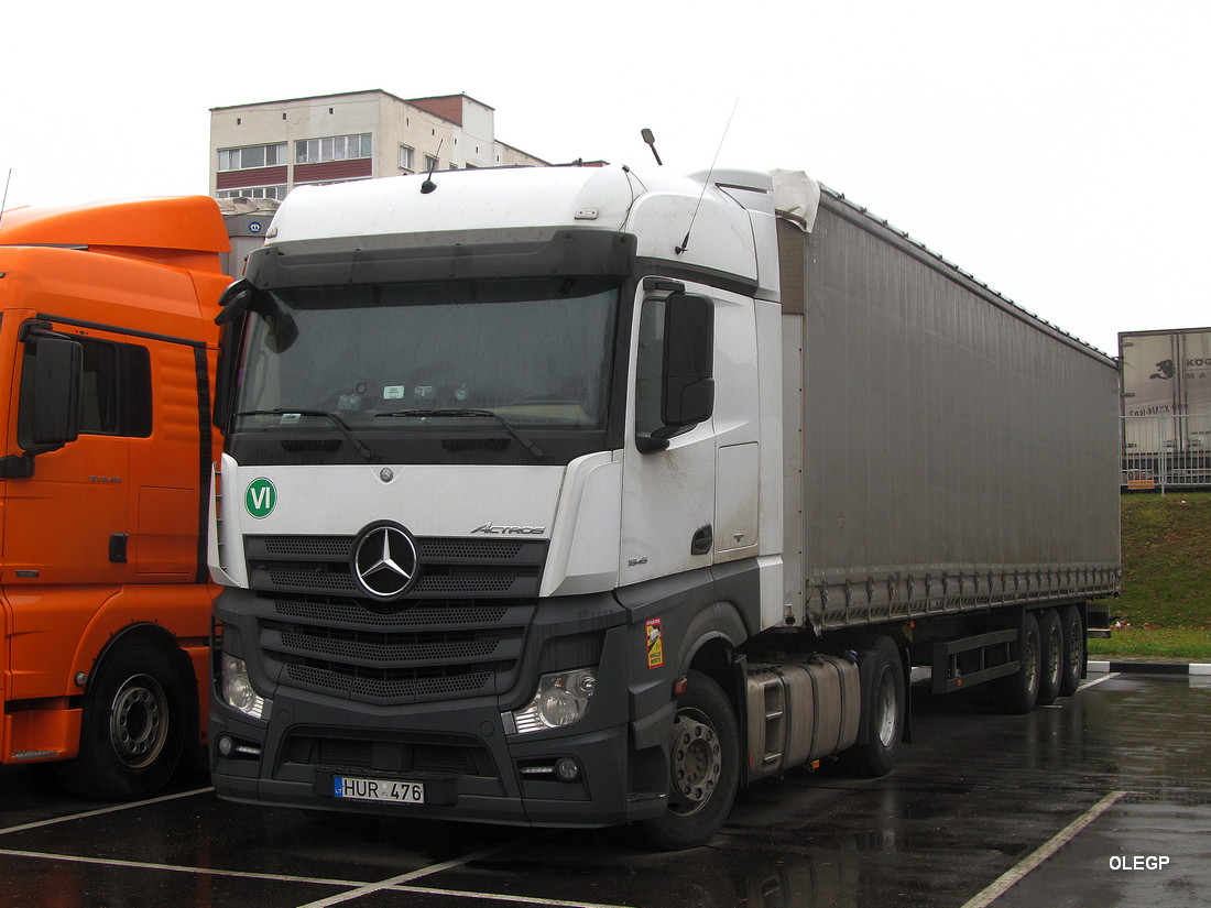 Литва, № HUR 476 — Mercedes-Benz Actros ('2011) 1845