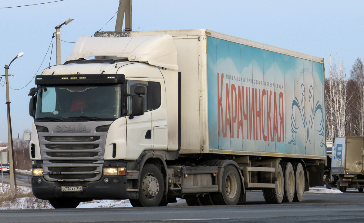 Новосибирская область, № В 734 ХТ 154 — Scania ('2009) G400