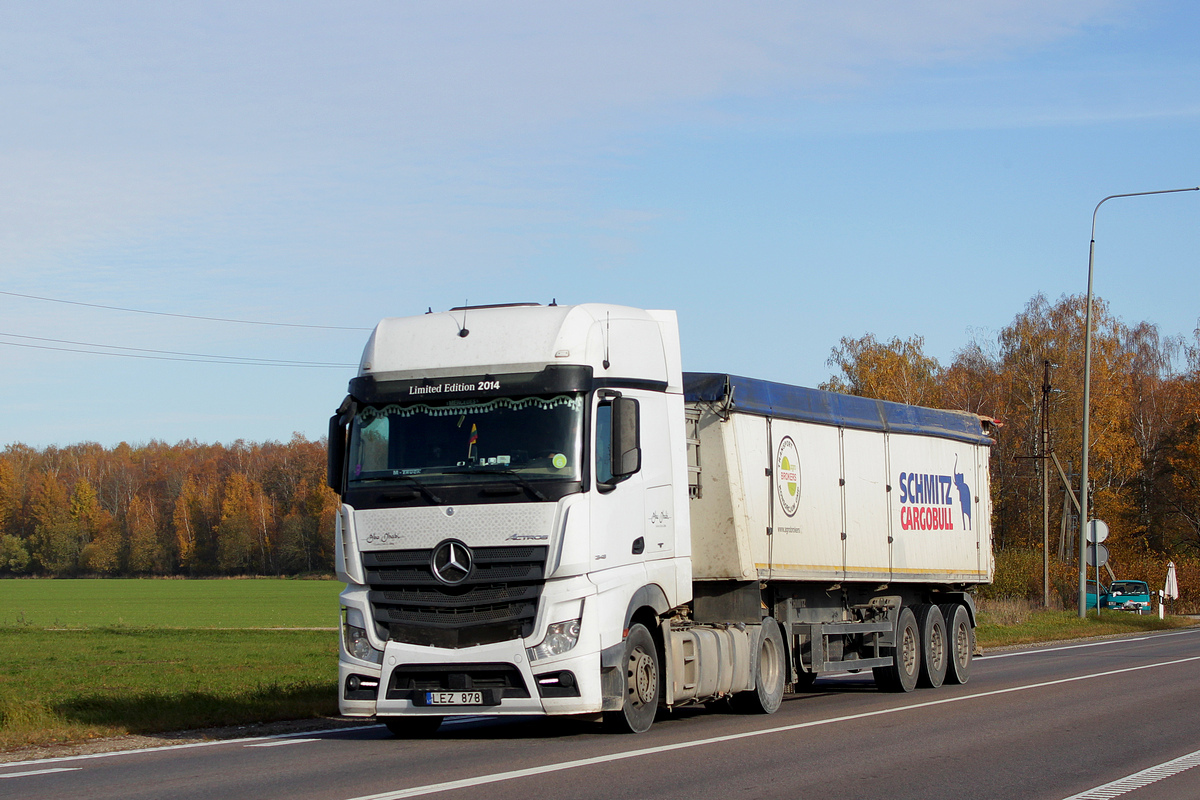 Литва, № LEZ 878 — Mercedes-Benz Actros ('2011) 1848