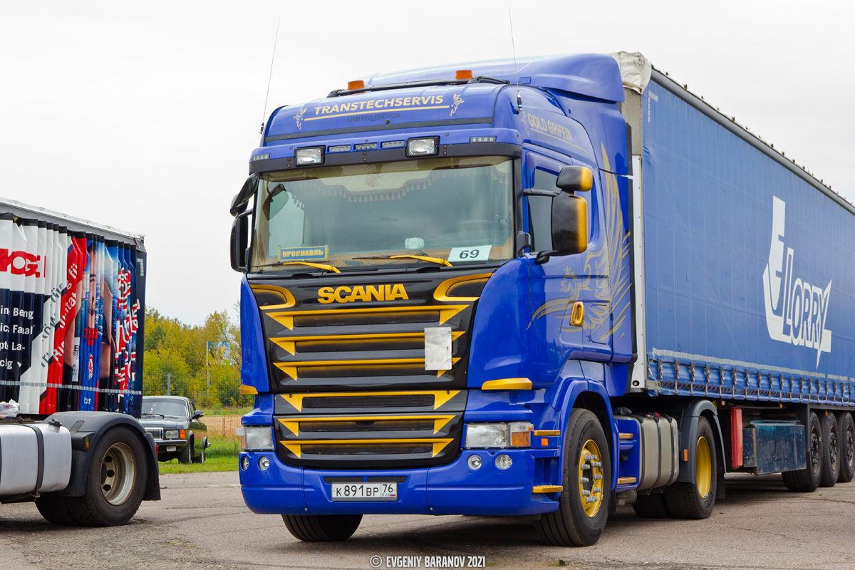 Ярославская область, № К 891 ВР 76 — Scania ('2009) R380; Московская область — Фестиваль Truckfest 2021 — сентябрь