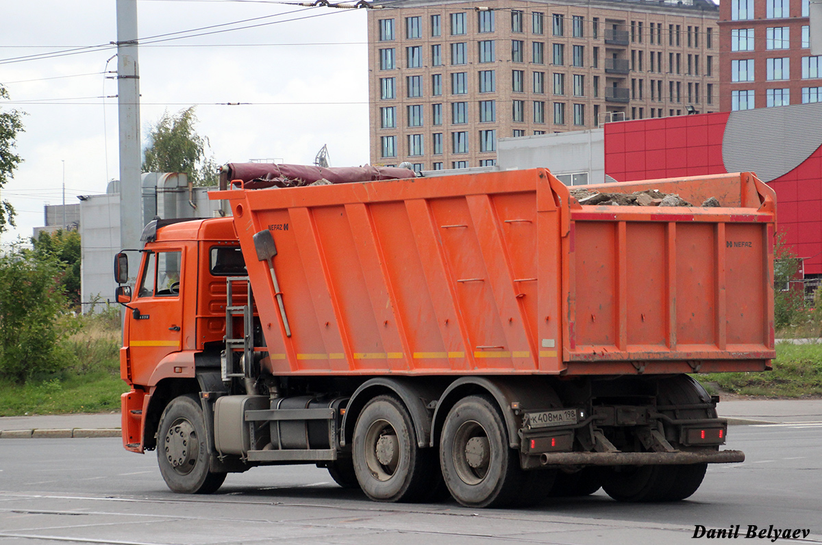 Санкт-Петербург, № К 408 МА 198 — КамАЗ-6520-53