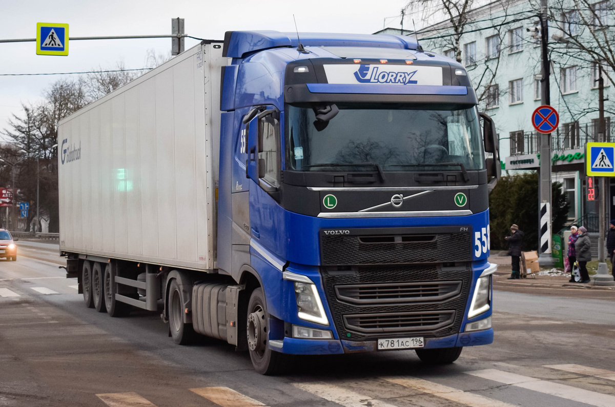 Свердловская область, № К 781 АС 196 — Volvo ('2012) FH.420 [X9P]