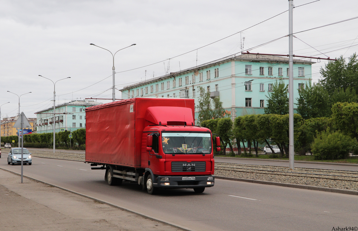 Красноярский край, № К 603 НН 126 — MAN TGL 12.180