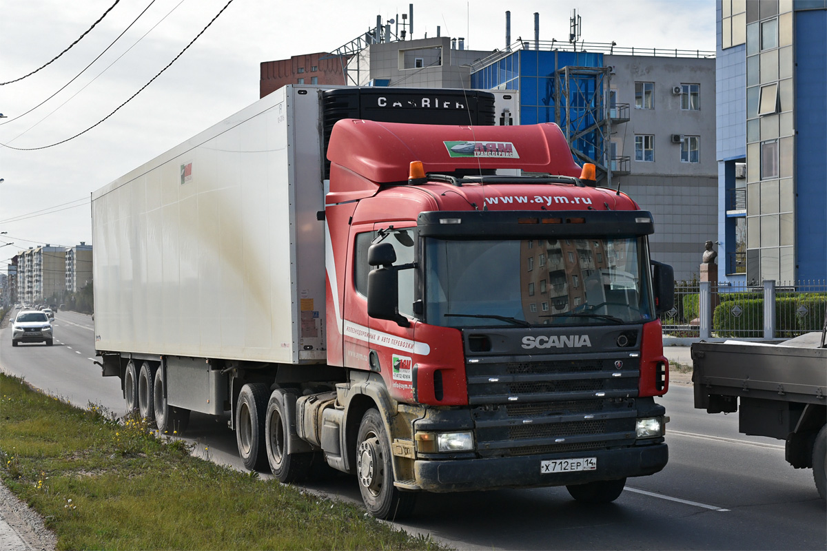 Саха (Якутия), № Х 712 ЕР 14 — Scania ('1996) P340