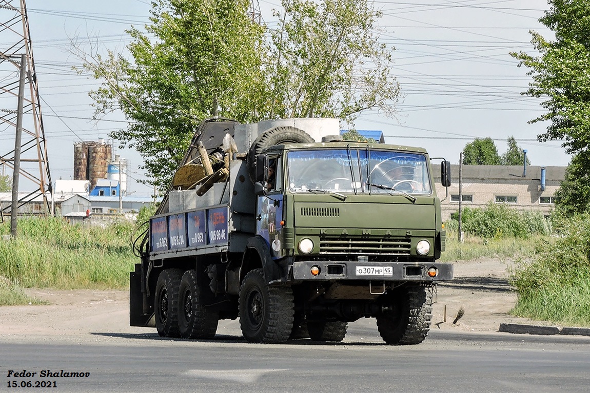 Курганская область, № О 307 МР 45 — КамАЗ-43101