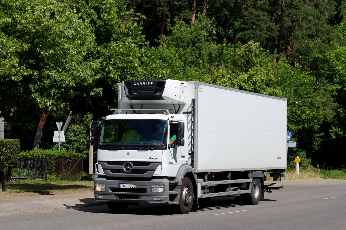 Литва, № LNS 356 — Mercedes-Benz Axor (общ.м)