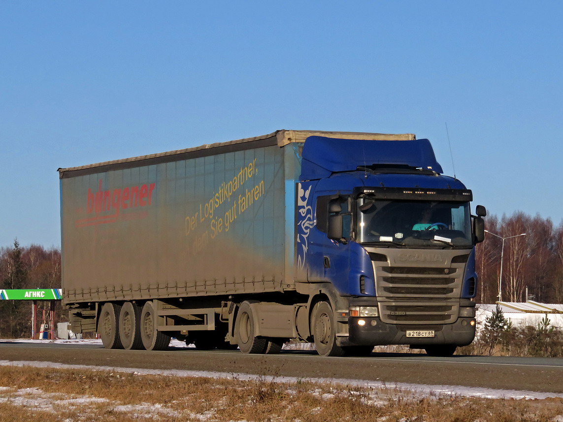 Тверская область, № В 218 СТ 69 — Scania ('2009) G380