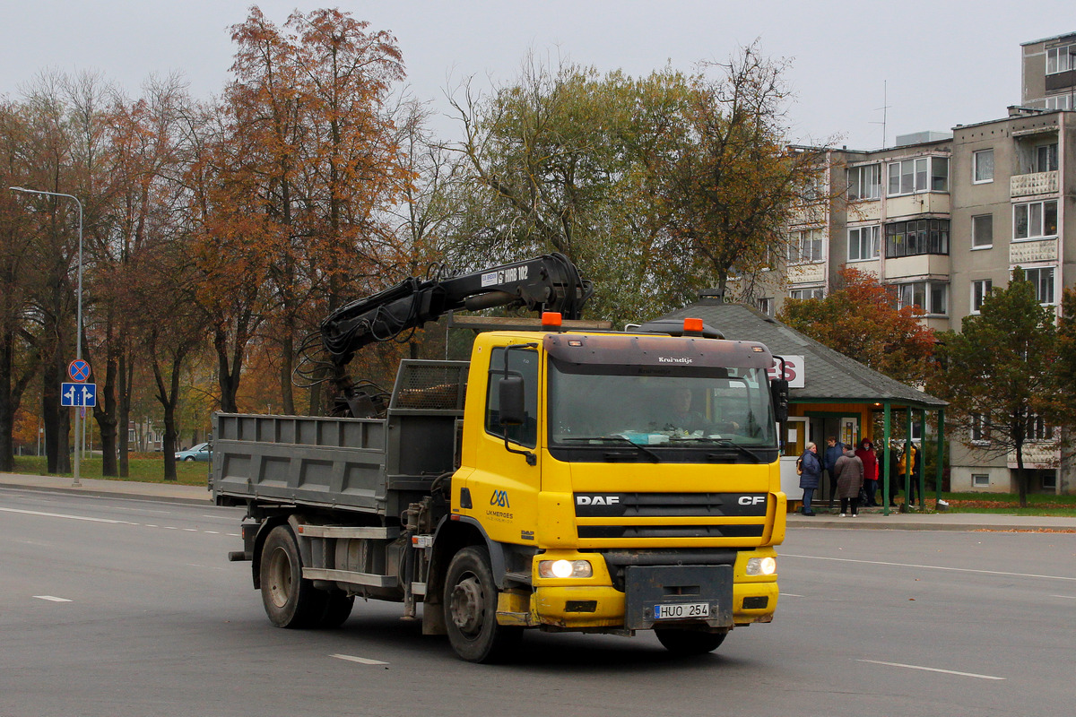 Литва, № HUO 254 — DAF CF65 FA