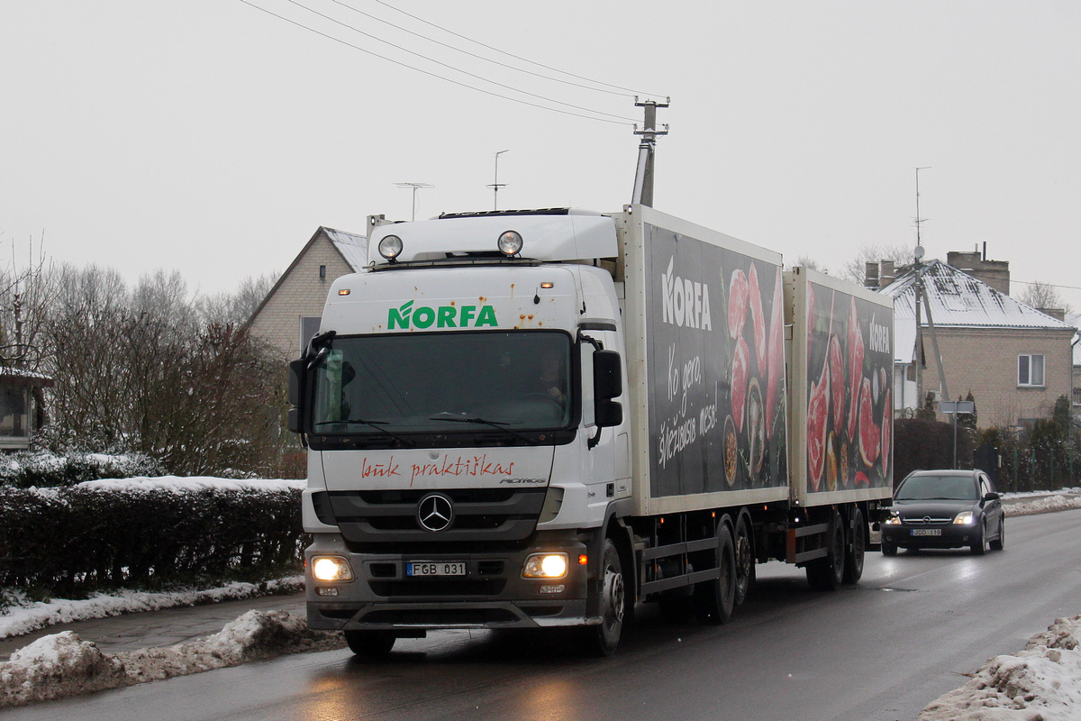 Литва, № FGB 031 — Mercedes-Benz Actros ('2009) 2541