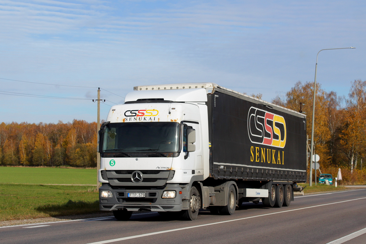 Литва, № FTP 579 — Mercedes-Benz Actros ('2009) 1836