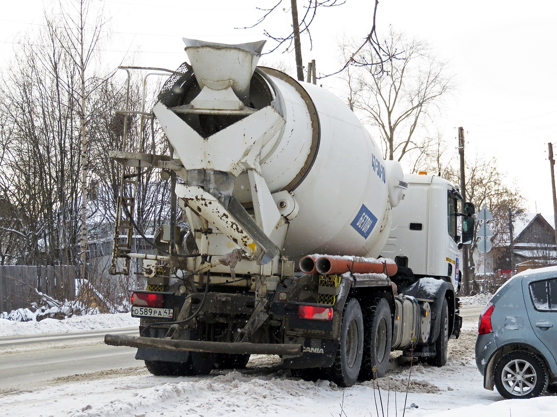 Кировская область, № О 589 РА 43 — Scania ('2011) P400