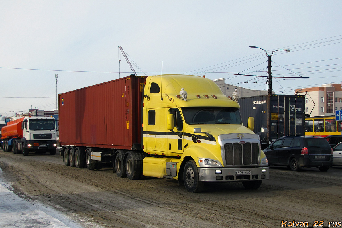 Новосибирская область, № К 909 РУ 154 — Peterbilt 387