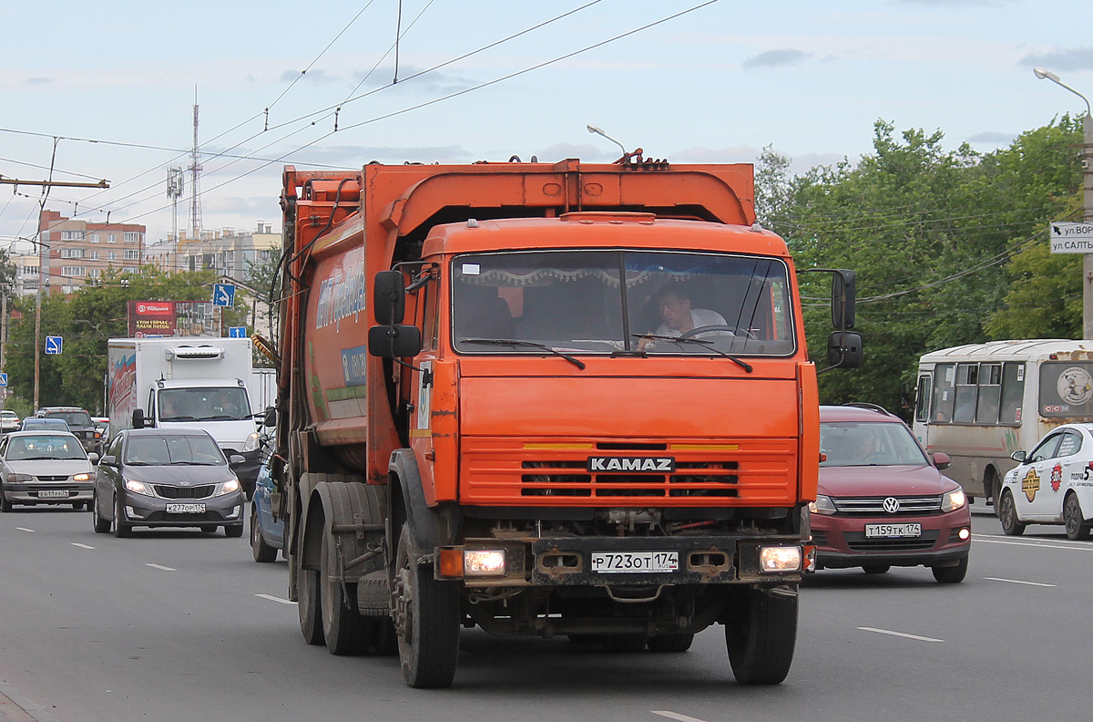 Челябинская область, № Р 723 ОТ 174 — КамАЗ-65115 (общая модель)