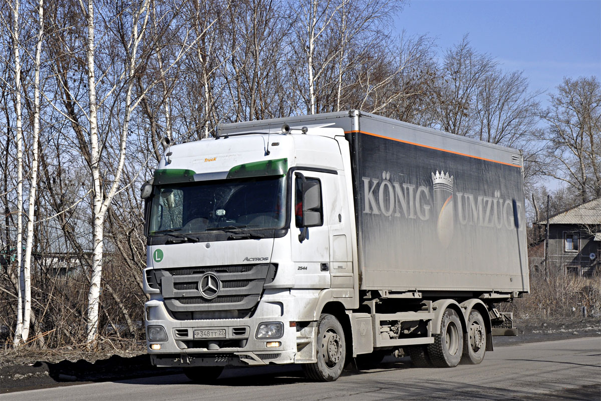 Алтайский край, № Р 348 ТТ 22 — Mercedes-Benz Actros ('2009) 2544