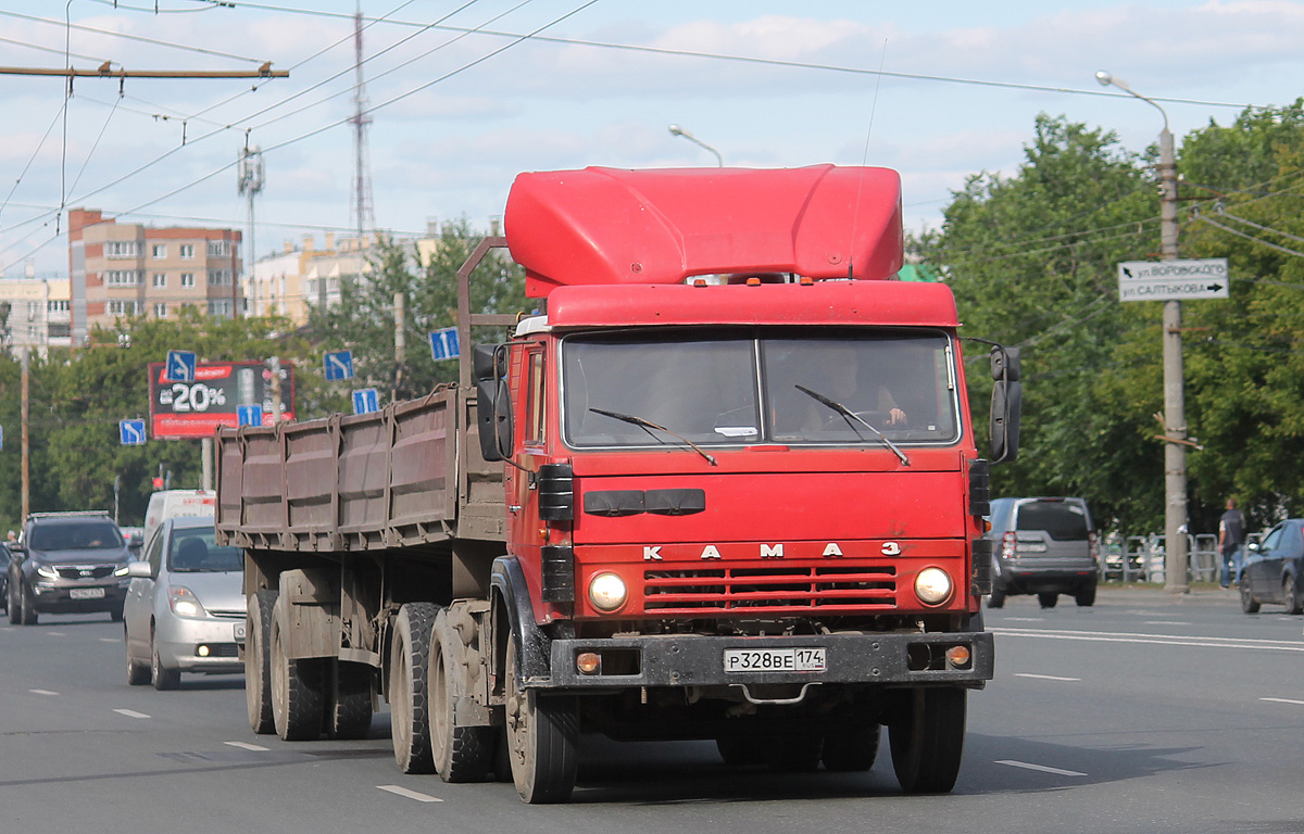 Челябинская область, № Р 328 ВЕ 174 — КамАЗ-5410