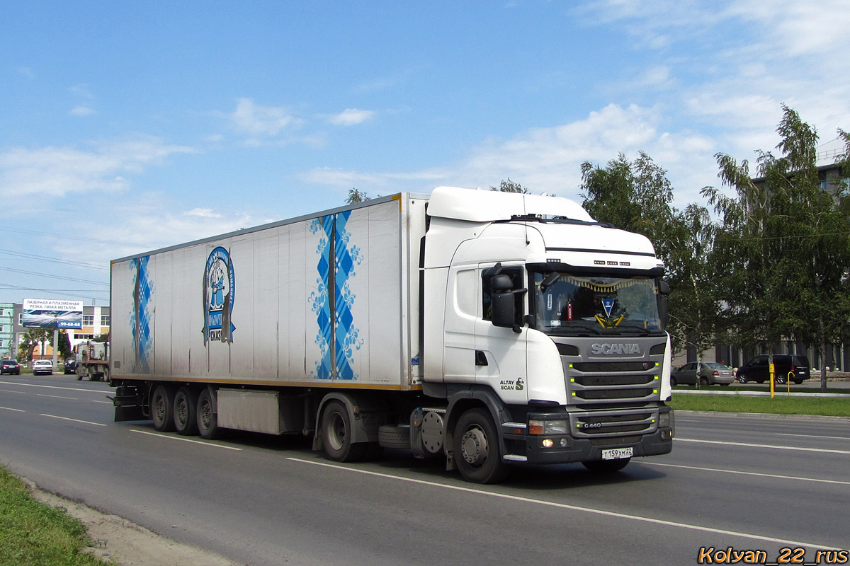 Алтайский край, № Т 159 ХМ 22 — Scania ('2013) G440