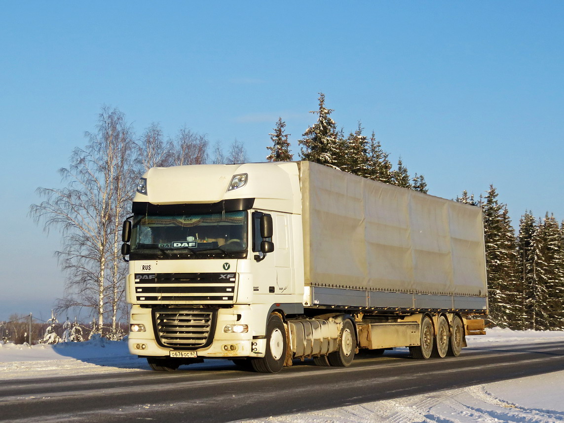 Смоленская область, № О 676 ОС 67 — DAF XF105 FT