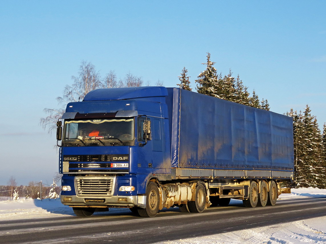 Киргизия, № B 3884 AX — DAF 95XF FT