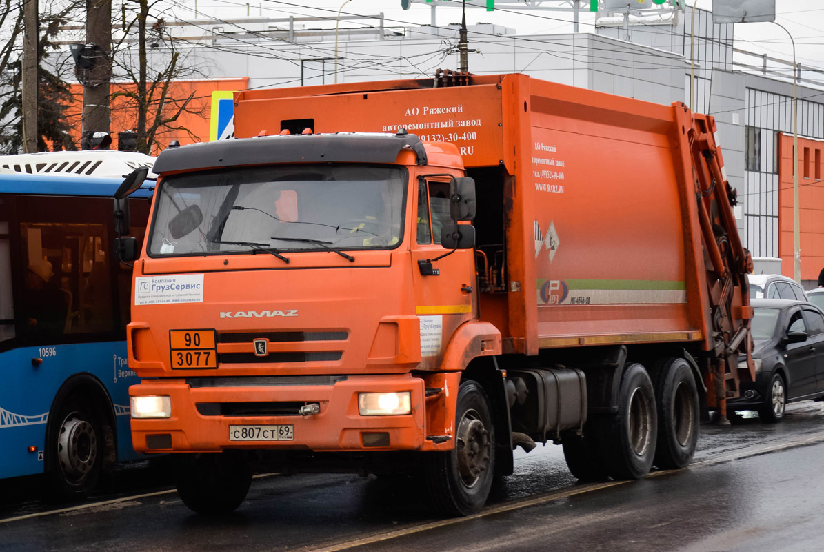 Тверская область, № С 807 СТ 69 — КамАЗ-65115-A5