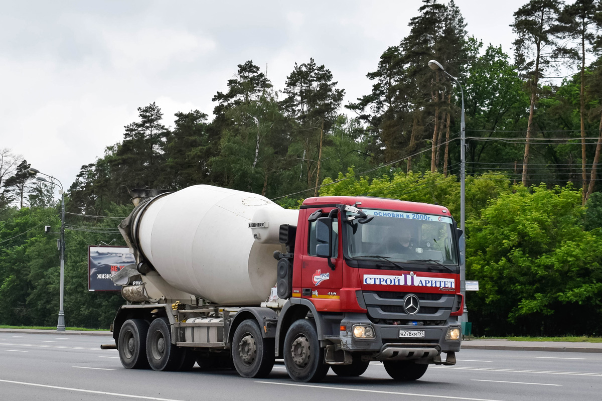 Москва, № Н 278 КМ 197 — Mercedes-Benz Actros '09 4141 [Z9M]
