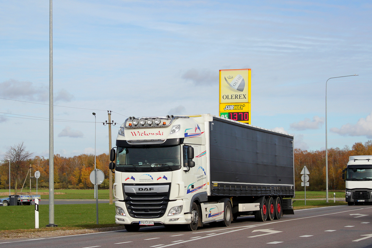 Польша, № PN 5141C — DAF XF Euro6 FT