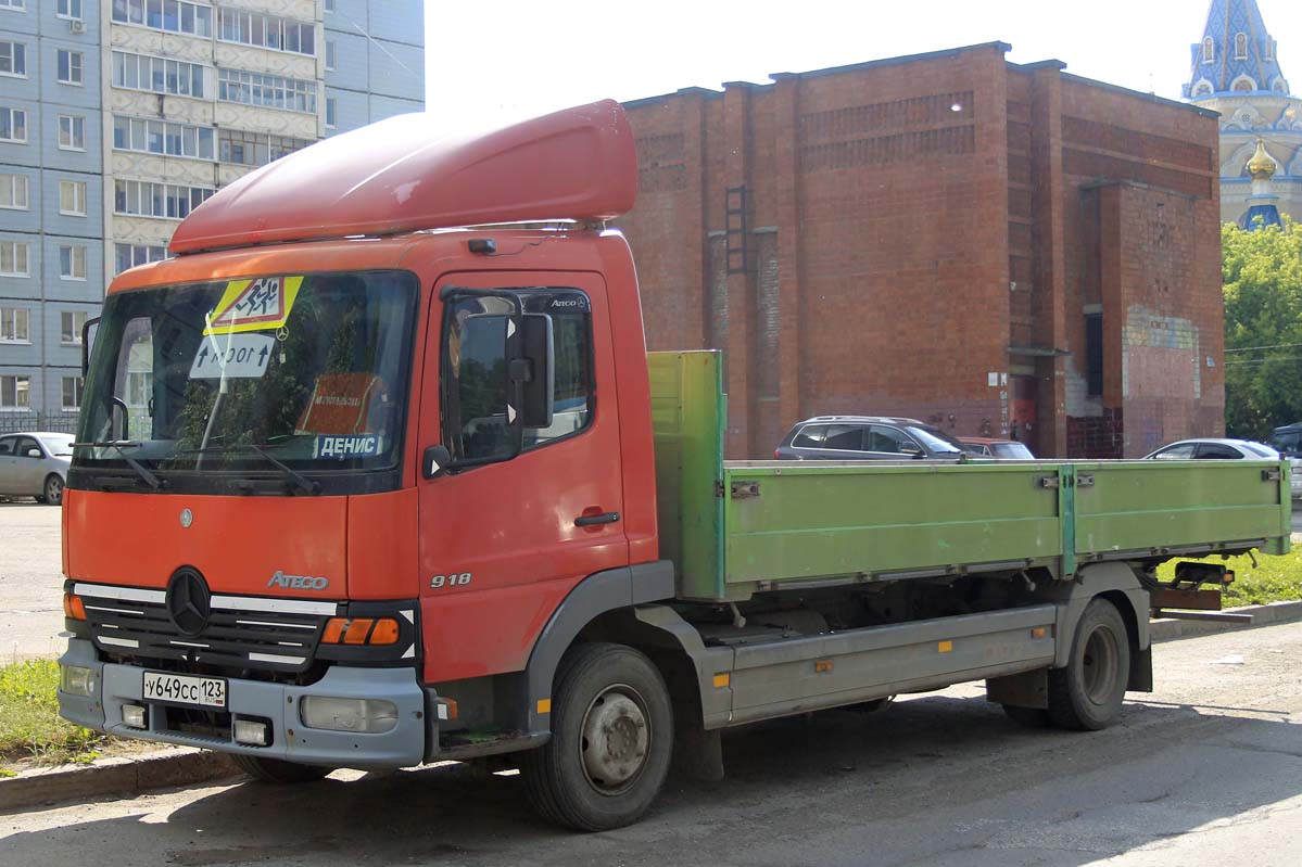 Удмуртия, № У 649 СС 123 — Mercedes-Benz Atego 918