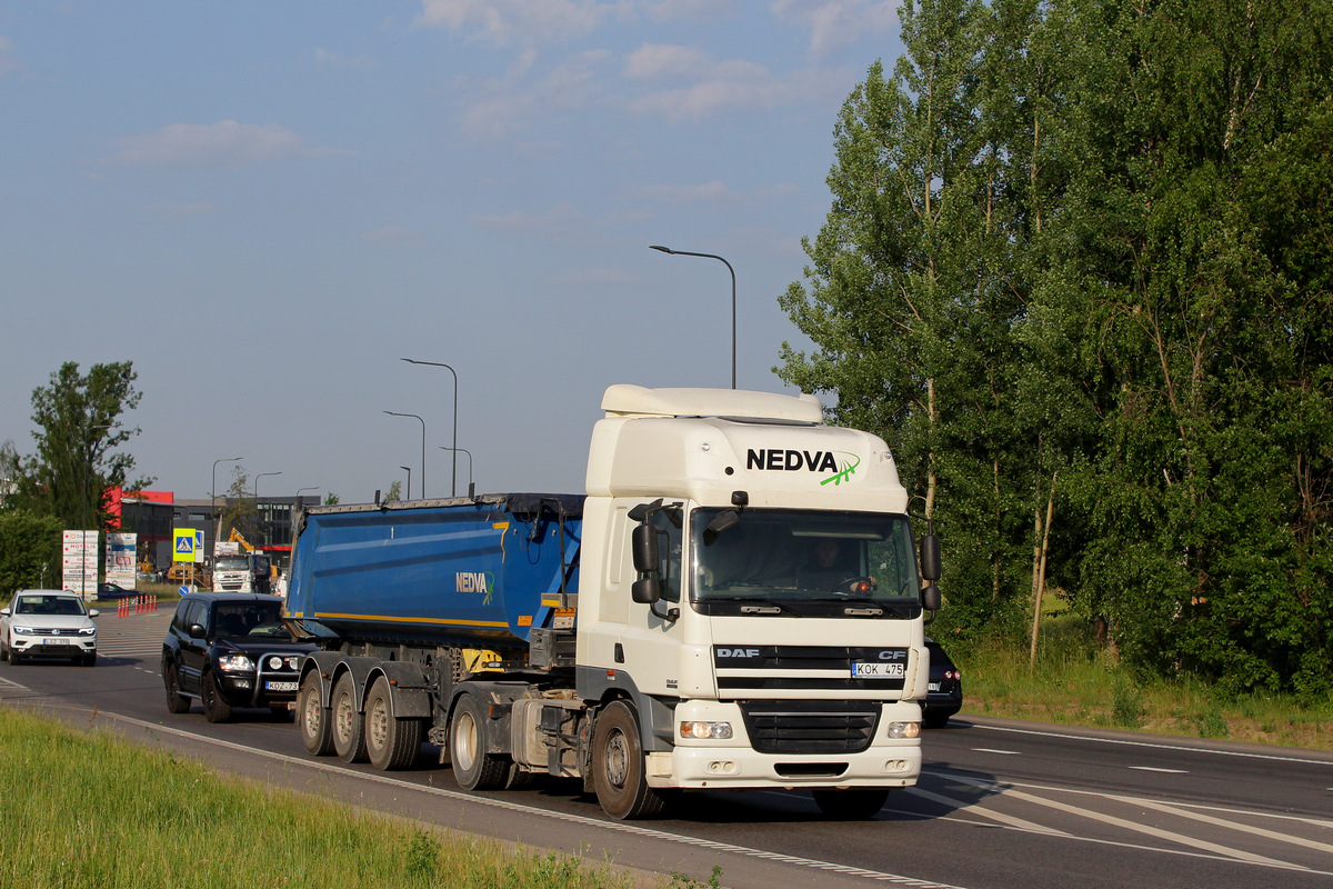 Литва, № KOK 475 — DAF CF85 FT