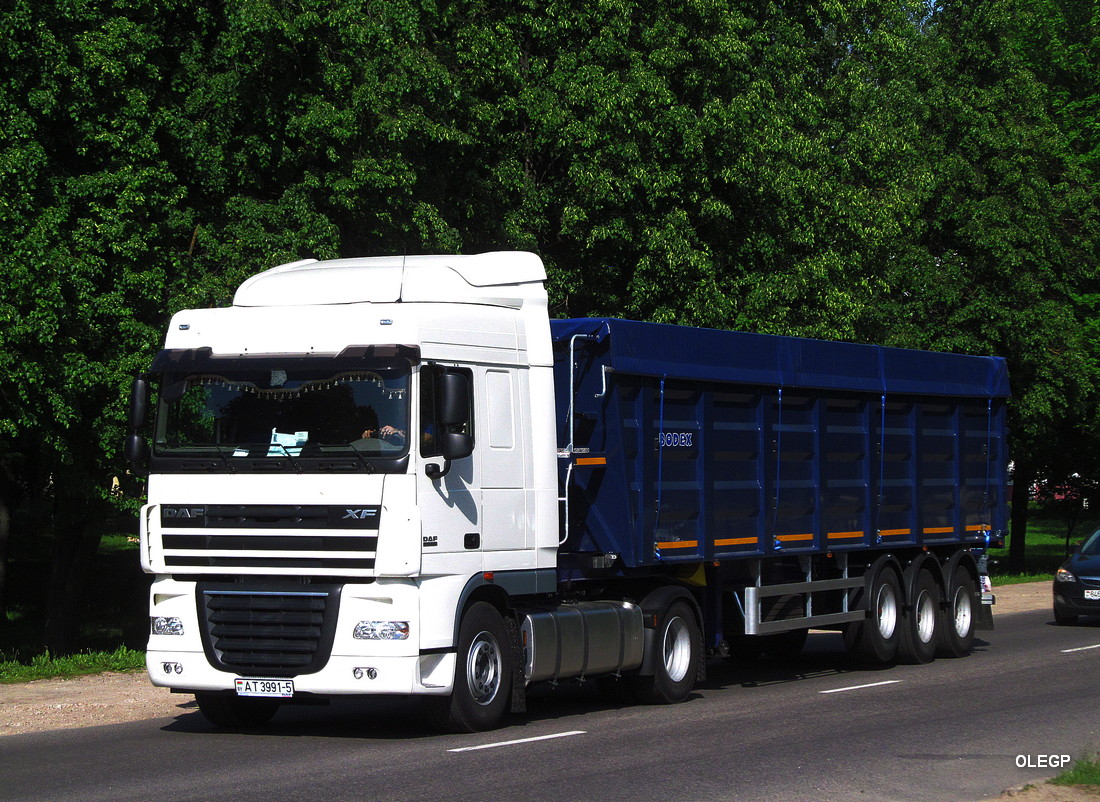 Минская область, № АТ 3991-5 — DAF XF105 FT