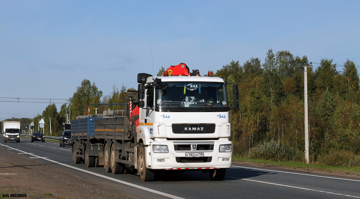 Санкт-Петербург, № К 782 ОН 198 — КамАЗ-65207-S5